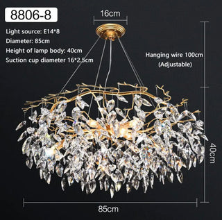 European Luxury Chandelier Modern  Handcrafted Artisan Ceiling Light
