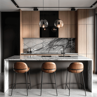 Antonio Glass Pendants Modern  Sleek Linear Suspension Light