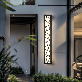 Eric Outdoor LED Wall Lamp Modern  Chic Glass Globe Pendant