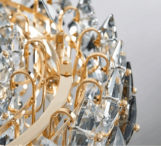 The Royal Ritz Chandelier Premium Modern  Luxury Gold Frame Light Fitting