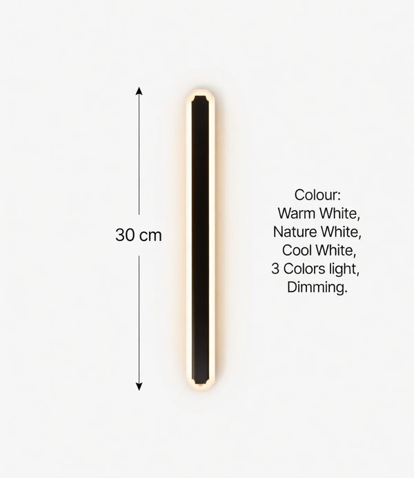 Zynella Linear Scepter: Slim Architectural LED Wall Sconce