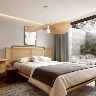 Charles Fabric Pendant Light Modern  Contemporary Crystal Statement Fixture