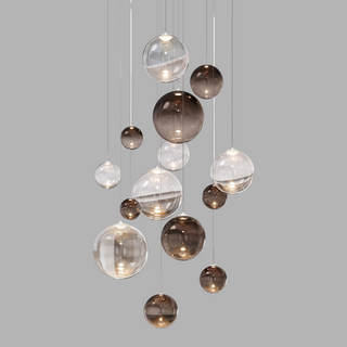 Nova Cluster LED Pendant Modern  Ornate Antique Finish Fixture