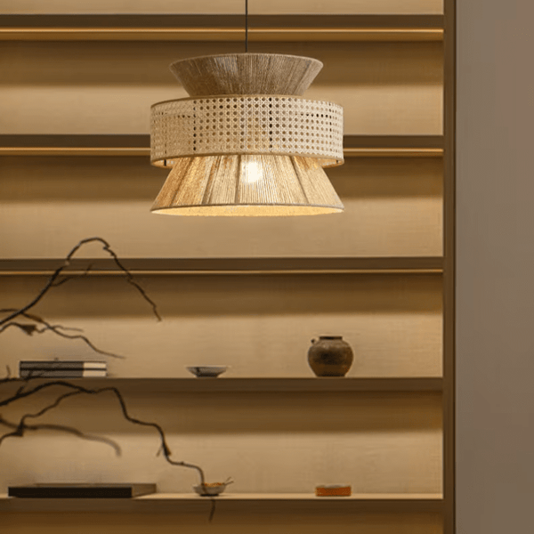 Zynella Hemp Rope  Wabi Sabi  Chandelier
