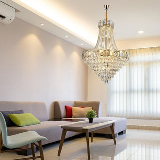 Mirova Modern Crystal Chandelier Modern  Handcrafted Artisan Ceiling Light
