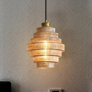 Gilded Layers Nordic Chandelier Modern  Rustic Industrial Hanging Lamp