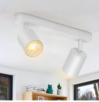 Luma Track Adjustable Spotlight Modern  Sculptural Spiral LED Fixture
