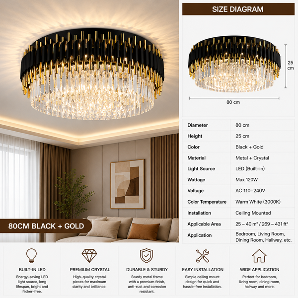 Zynella Winford Crystal Chandelier