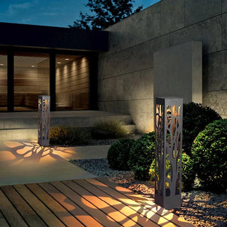 NeonSage Outdoor Solar Lights Modern  Opulent Multi-Tier Crystal Chandelier
