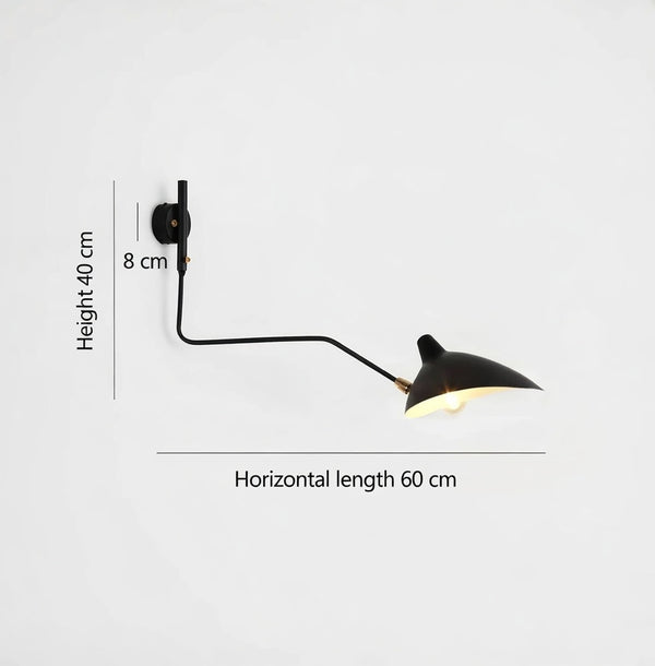 Dual Arc Modern Modern Wall Lamp