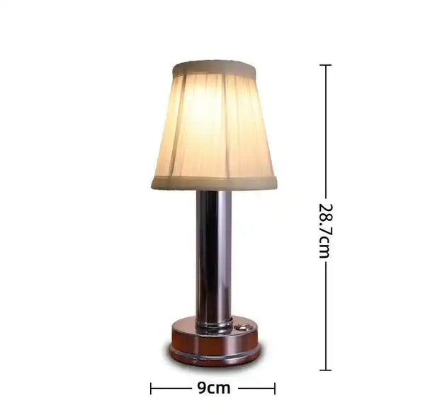 Zynella Aura Scholar: Modern Industrial Cordless Table Lamp