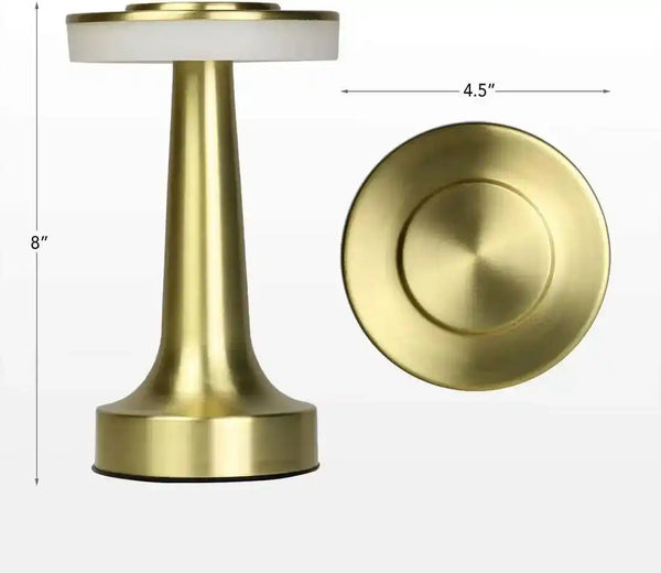 Zynella Aura Scholar: Modern Industrial Cordless Table Lamp