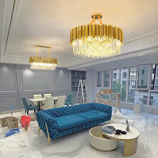 Queen Elizabeth Chandelier Premium Modern  Scandinavian Wooden Accent Light