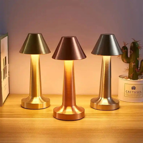 Zynella Aura Scholar: Modern Industrial Cordless Table Lamp