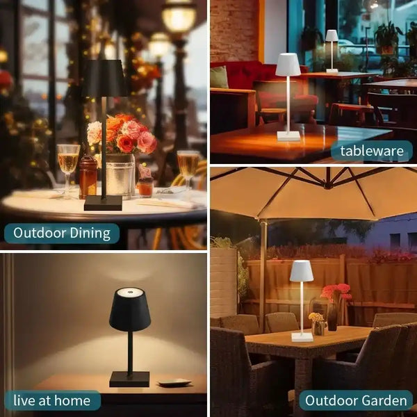 Zynella Nordik: Tall Scandinavian Waterproof Cordless LED Lamp