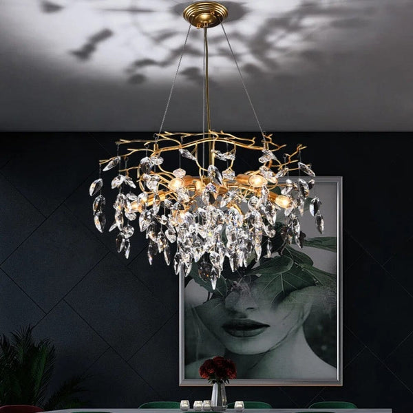European Luxury Chandelier Modern  Handcrafted Artisan Ceiling Light - Zynella