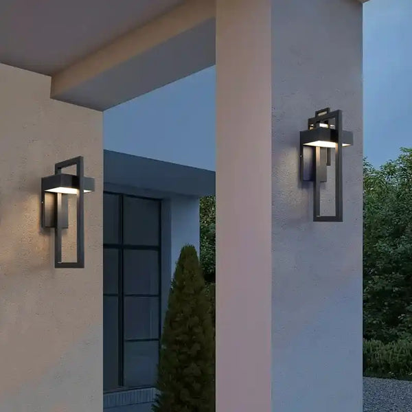 Zynella Titan: Modern Stainless Steel Outdoor Sconce (IP65 Waterproof)