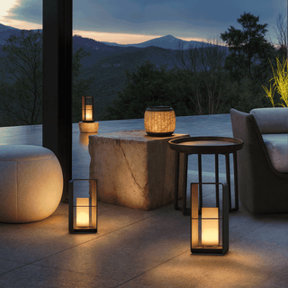 Irene Garden Lamp Modern  Luxury Marble Base Table Lamp