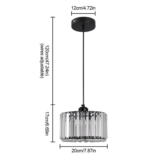Danielle Crystal Pendant Modern