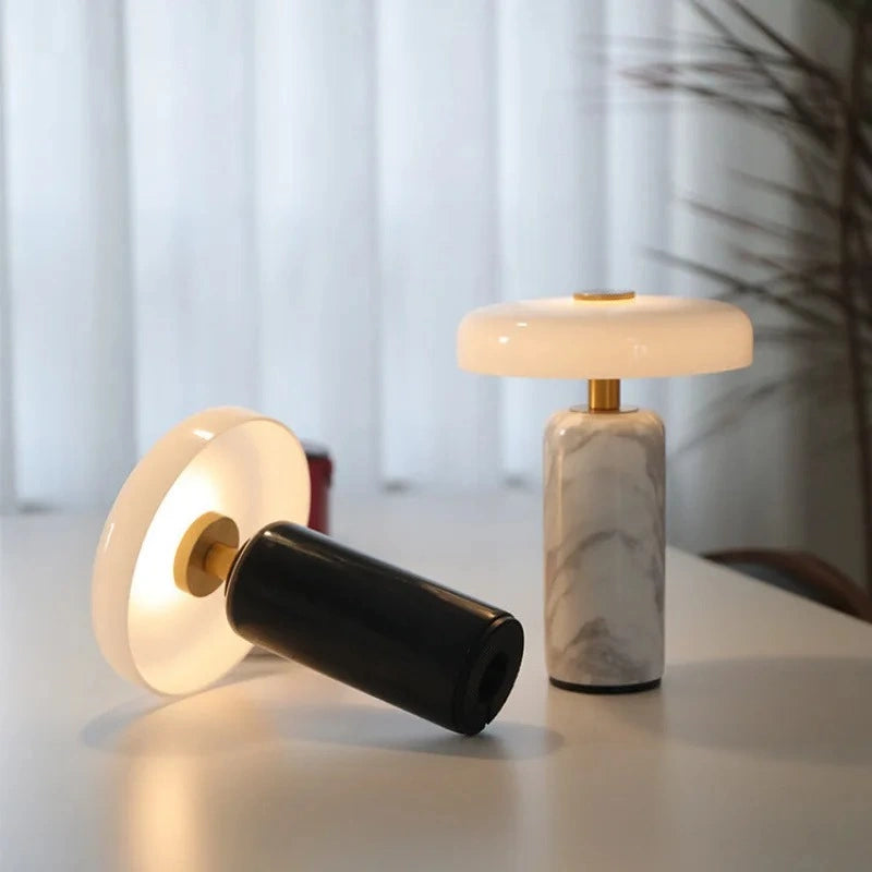 Aurora Elegant Marble Accent Lamp