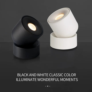 PivotGlow 360° LED Ceiling Spotlight Artistic Modern  Ultra Slim LED Panel Lighting