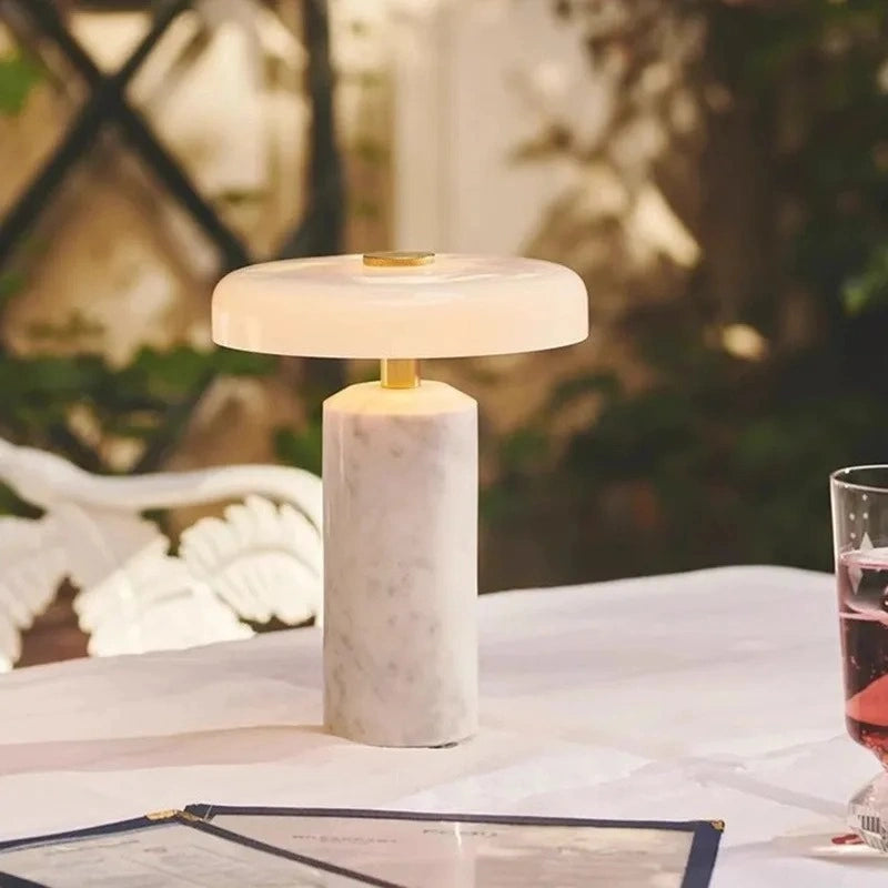 Aurora Elegant Marble Accent Lamp