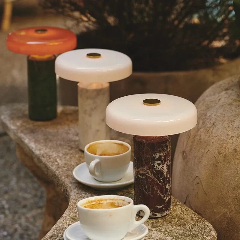 Aurora Elegant Marble Accent Lamp