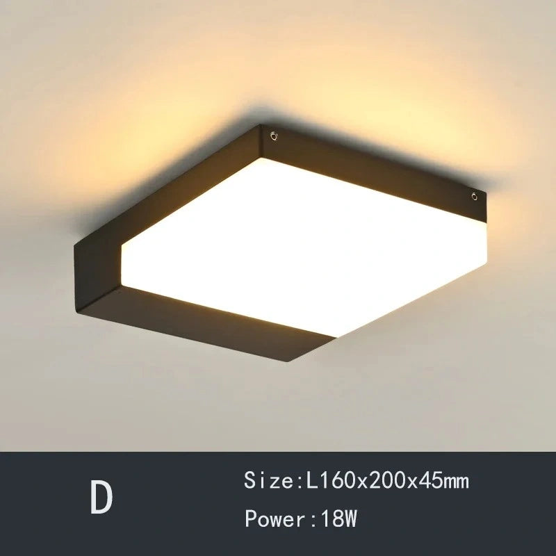 Geometric retro ceiling lights Luxury for corridor