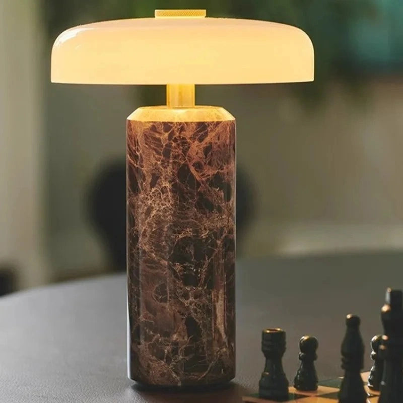 Aurora Elegant Marble Accent Lamp