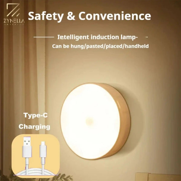 Zynella Sentinel: Wireless Motion-Sensing Magnetic Night Light