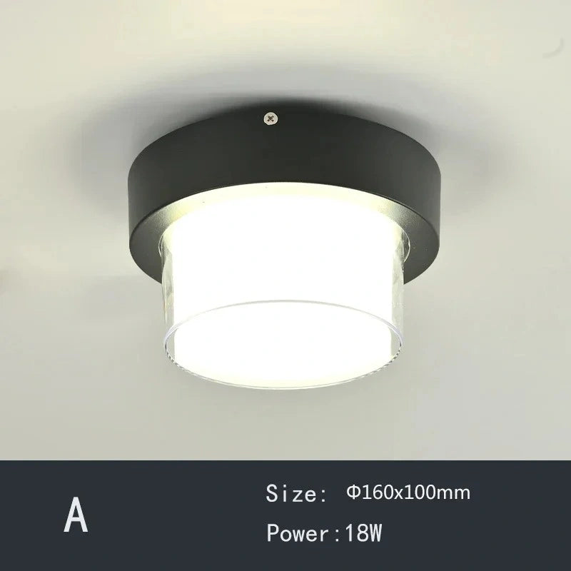 Geometric retro ceiling lights Luxury for corridor