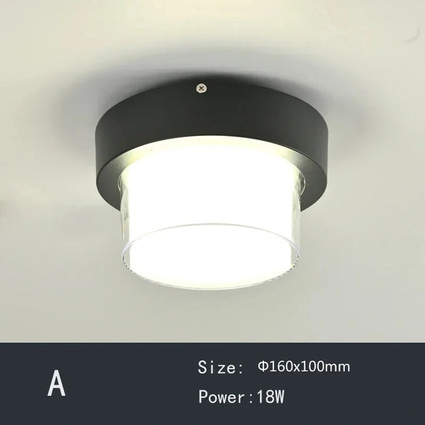 Geometric retro ceiling lights Luxury for corridor