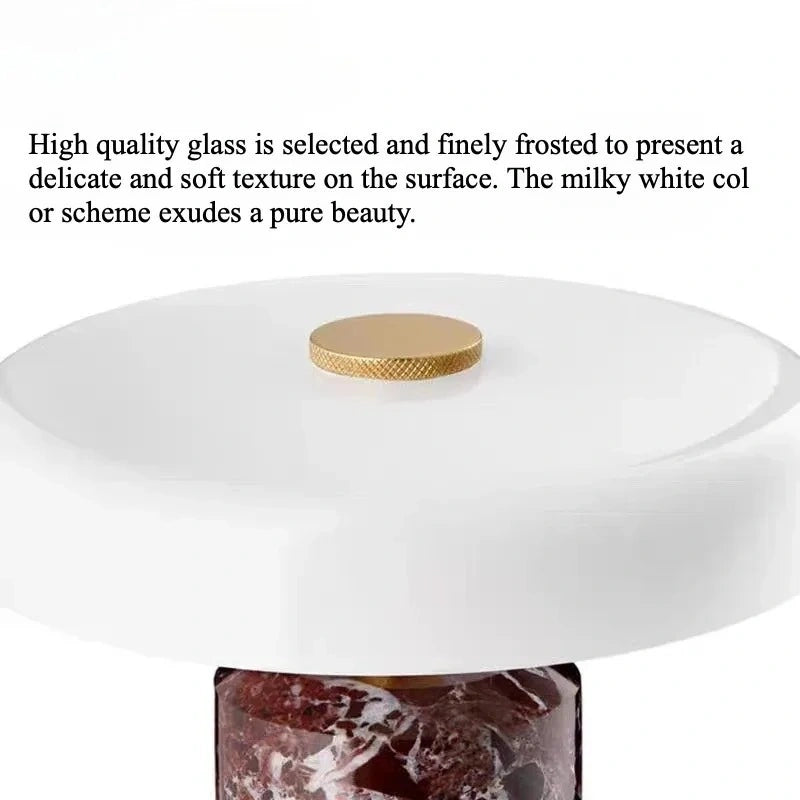 Aurora Elegant Marble Accent Lamp