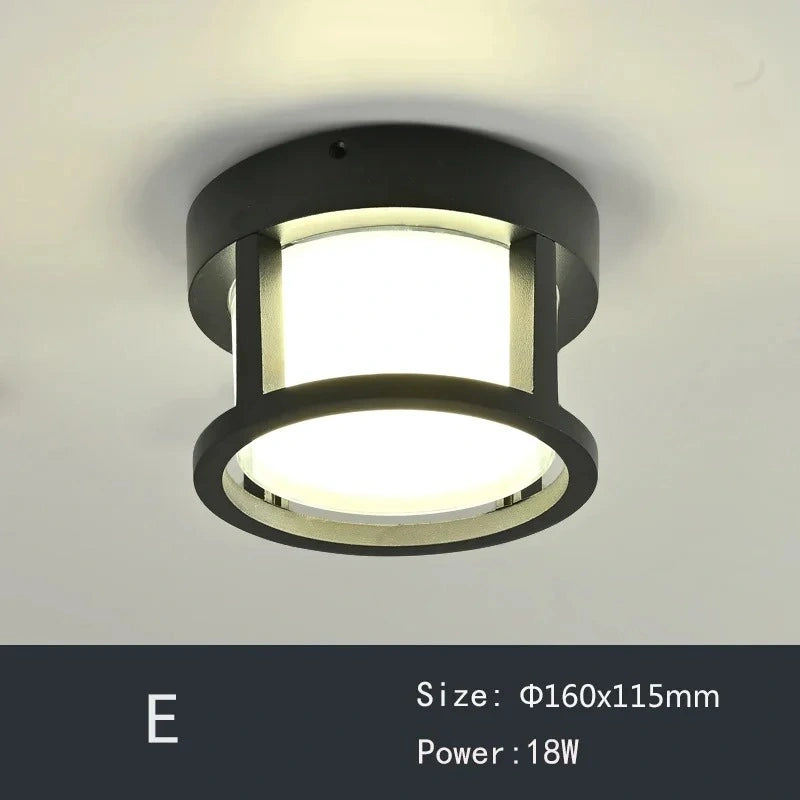 Geometric retro ceiling lights Luxury for corridor