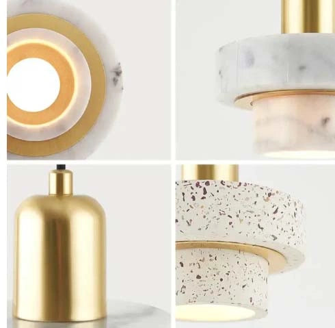 Cromwell Natural Marble Pendant