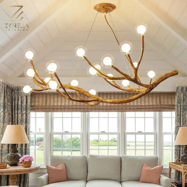 Creative Tree Twig Luxury Pendant