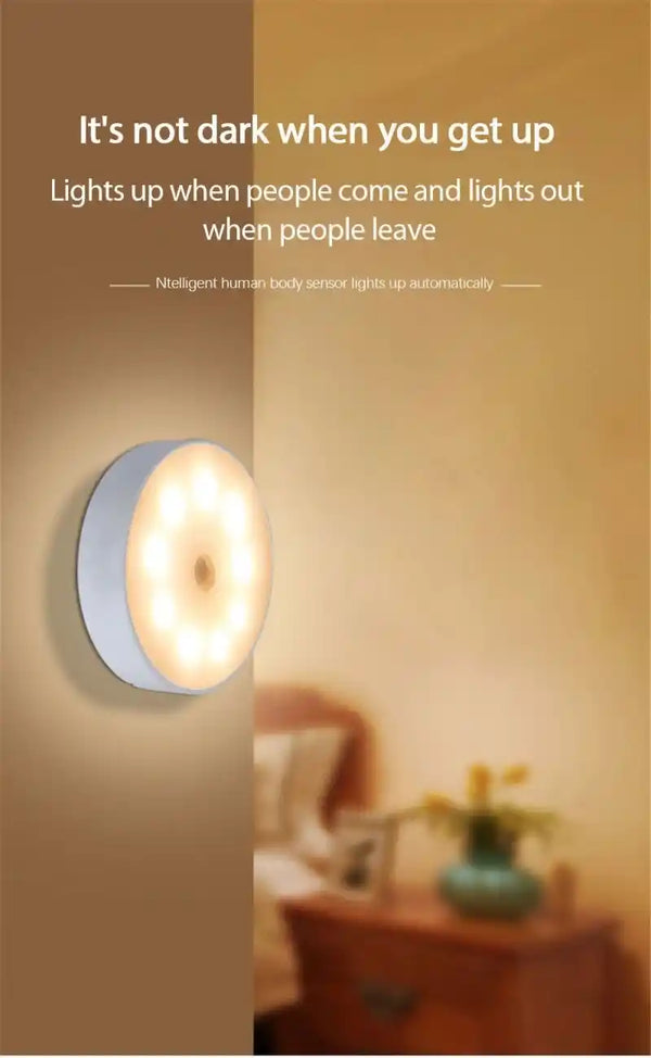 Zynella Sentinel: Wireless Motion-Sensing Magnetic Night Light