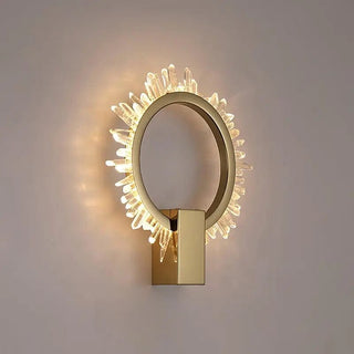 Zynella Crystal Ring Modern  Ultra Slim LED Panel Lighting