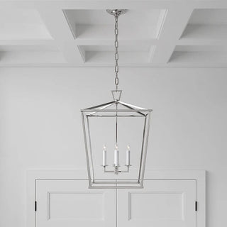 Zynella Retro Candle Cage Pendant Refined Modern  Sculptural Spiral LED Fixture