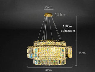 Sablos Chandelier Stylish Modern  Bohemian Rattan Woven Pendant