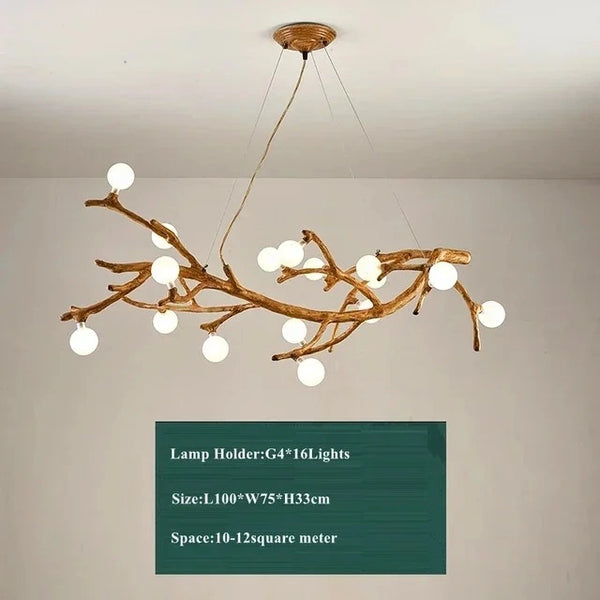 Creative Tree Twig Luxury Pendant