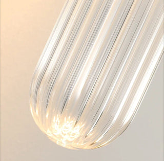 Nisa Glass Pole Lamp Modern  Luxury Marble Base Table Lamp