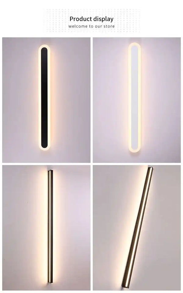 Zynella Linear Scepter: Slim Architectural LED Wall Sconce