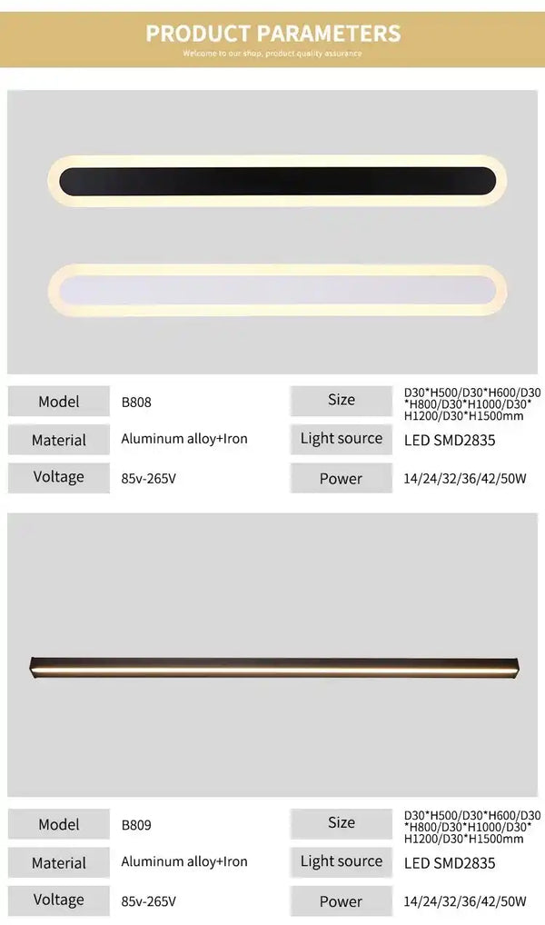Zynella Linear Scepter: Slim Architectural LED Wall Sconce