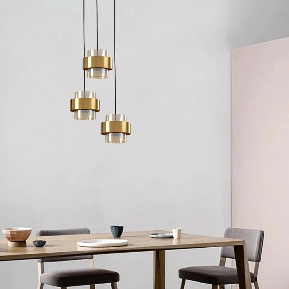 Carly Ornate Glass Pendants