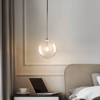 The Glass Ball Modern  Luxury Marble Base Table Lamp