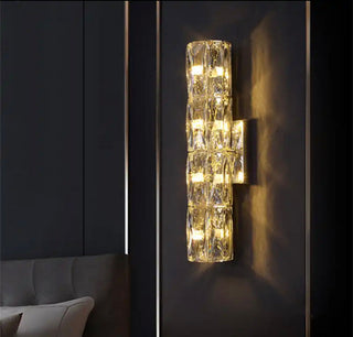 Denise Crystal Wall Lamp Modern  Handcrafted Artisan Ceiling Light