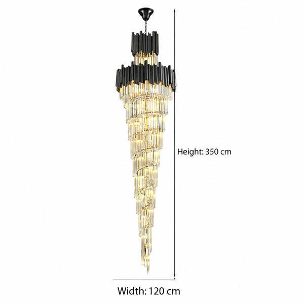 New York Black  Royal Chandelier