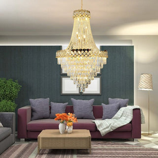 Finix Modern Crystal Chandelier Modern  Minimalist Round Flush Mount