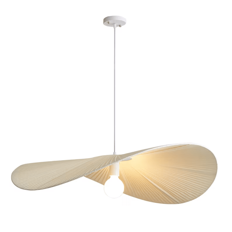 Charles Fabric Pendant Light Modern  Contemporary Crystal Statement Fixture - Zynella